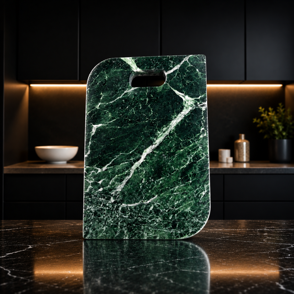 Emerald Vein green marble serving board Auckland
