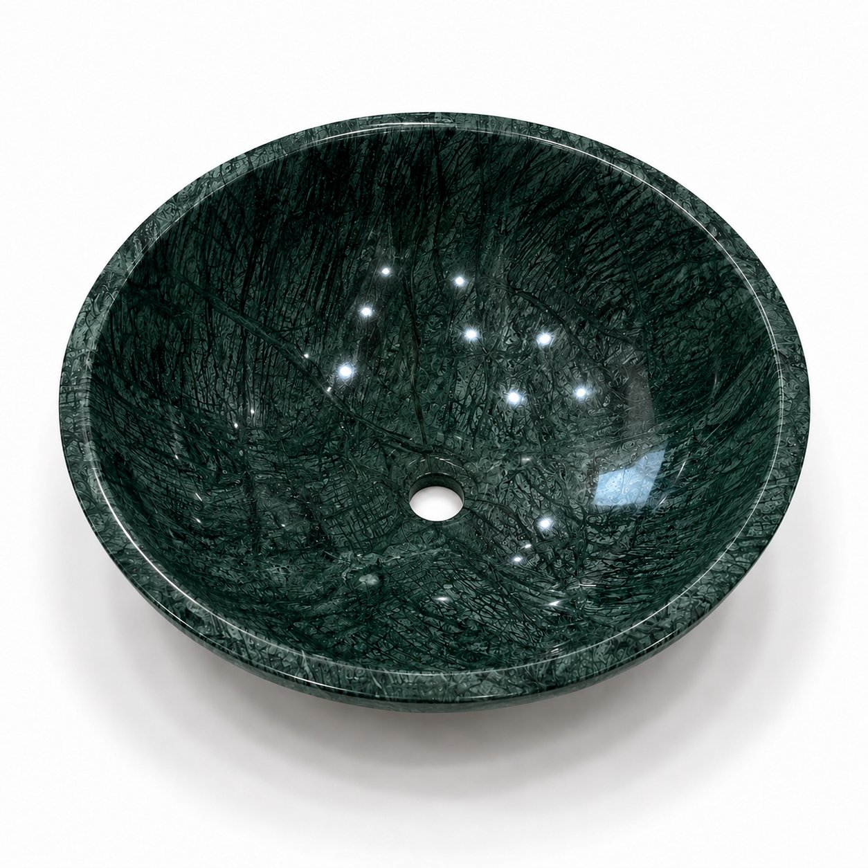 Emerald Green Marble Vessel Basin NZ