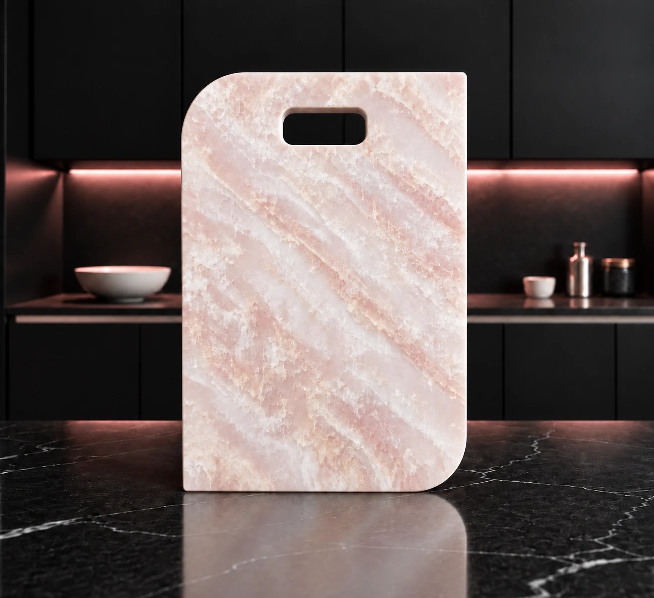Rosa Cloud — pink onyx marble entertaining platter handcrafted Auckland New Zealand