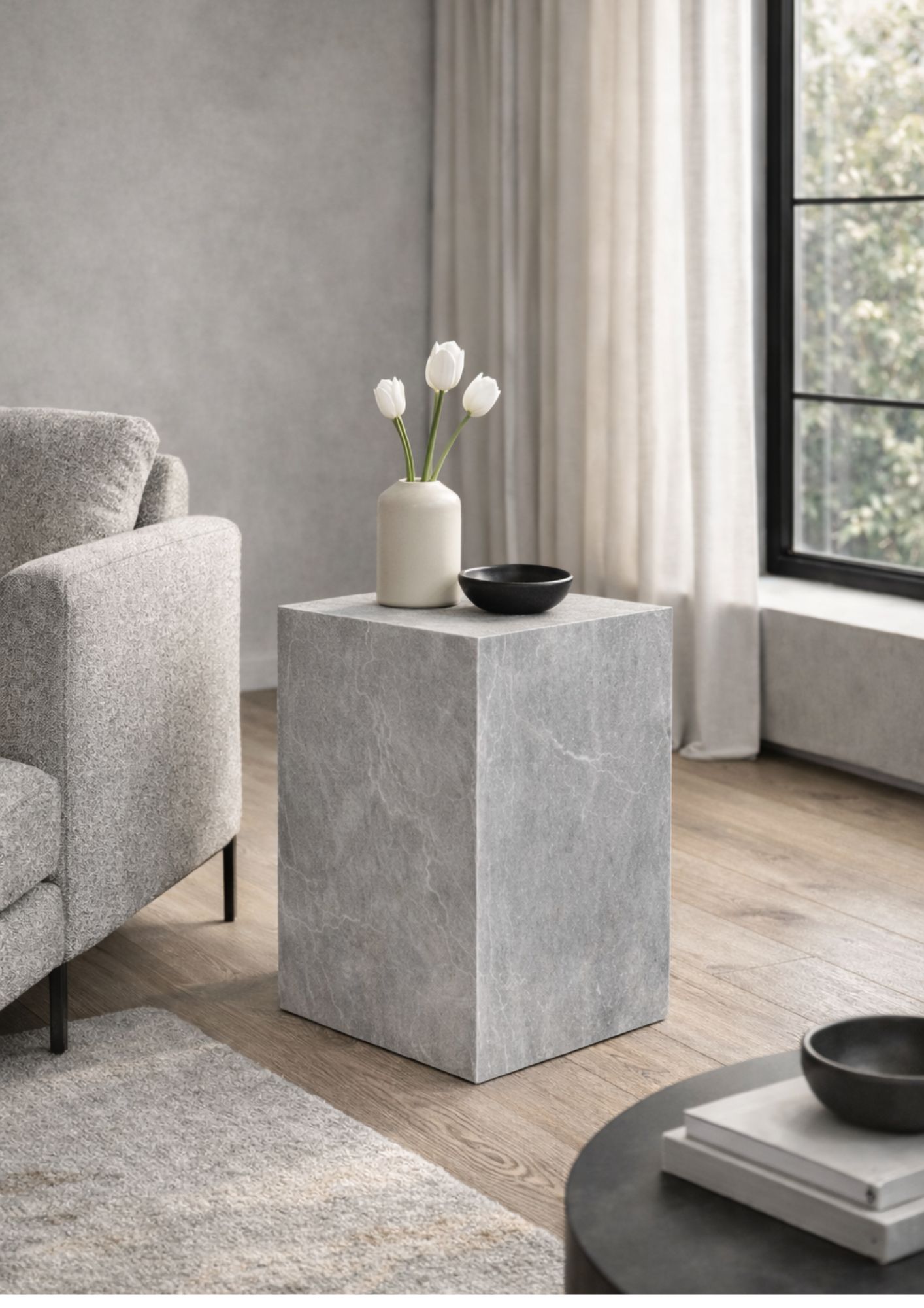 Natural Travertine Plinth