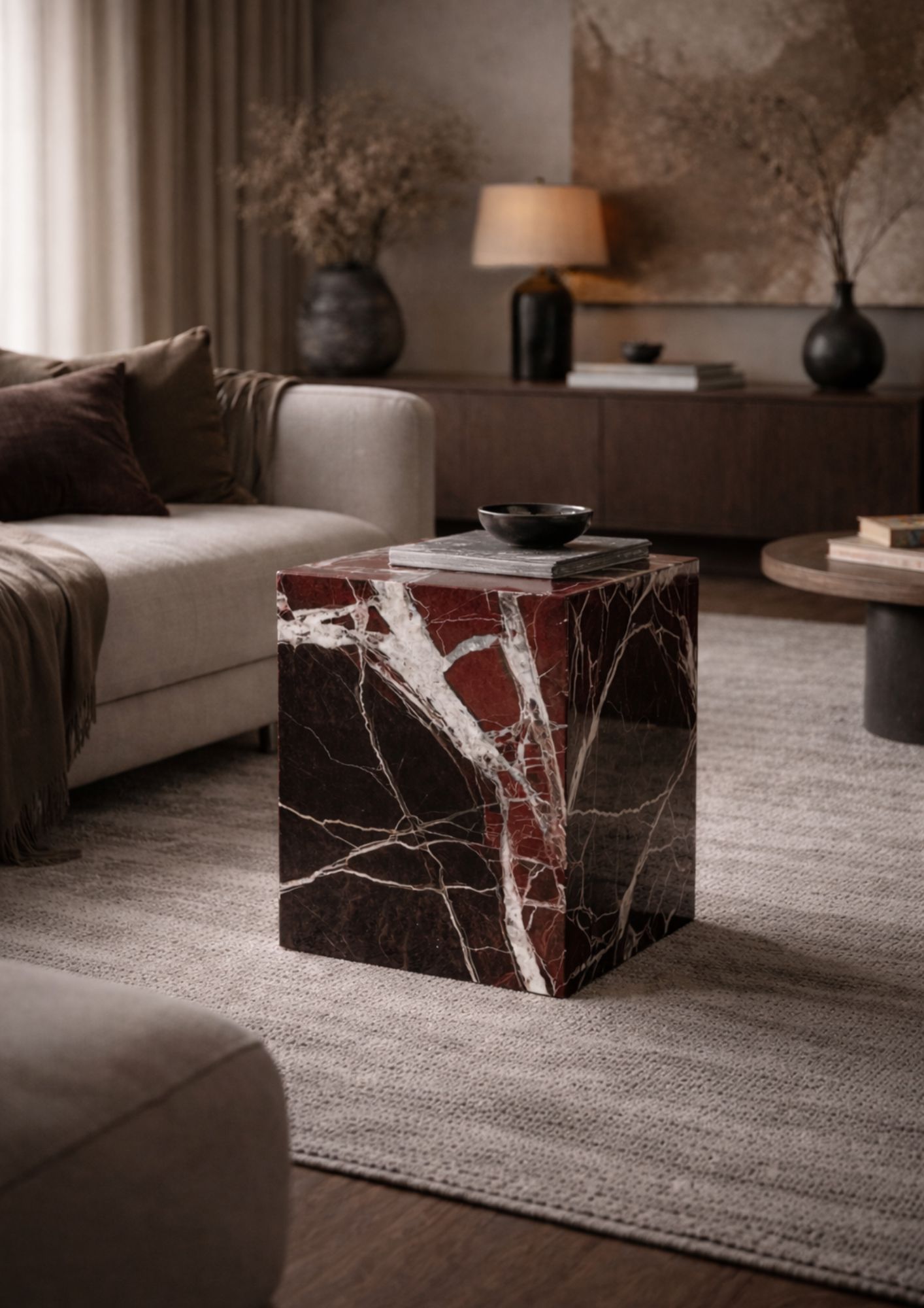 Grey Porcelain Plinth II