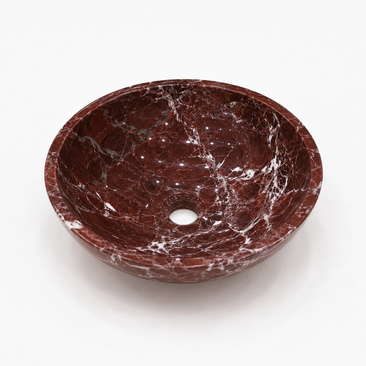 Rosso Levanto Marble Vessel Basin NZ