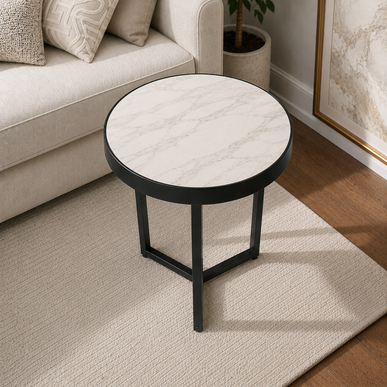 Ivory Coast — Crema Marfil Marble coffee table Auckland New Zealand