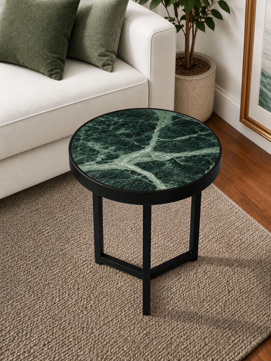 Midnight Wave 2.0 — Verde Apli Marble coffee table Auckland New Zealand