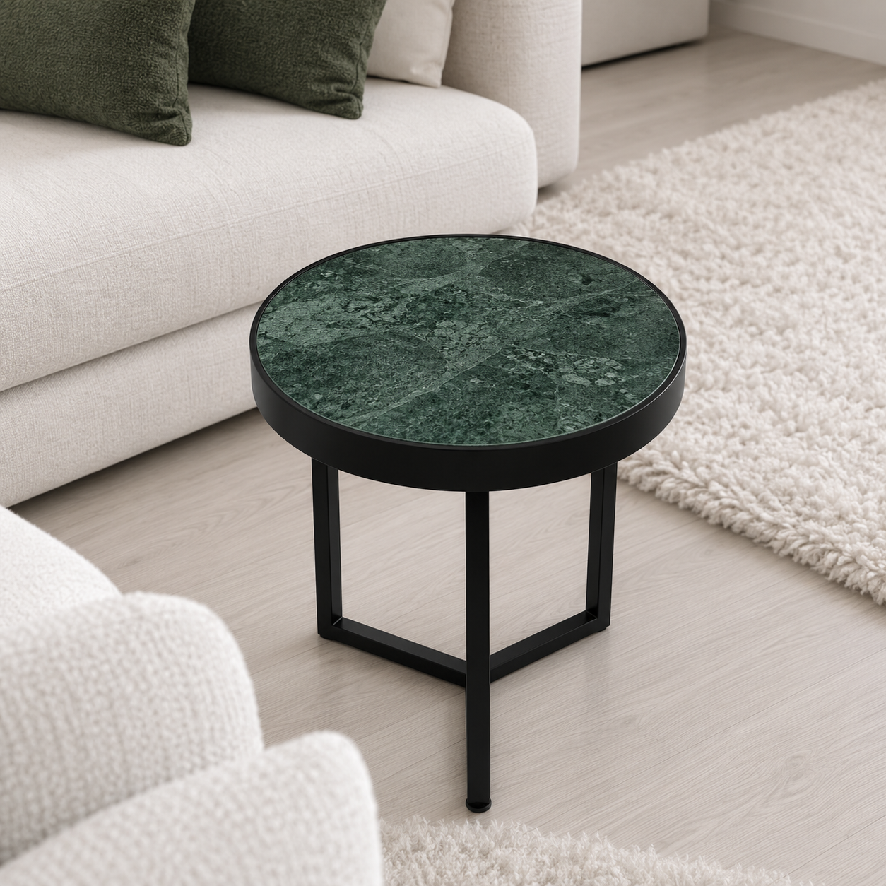 Forest Floor — India Green Marble coffee table Auckland New Zealand